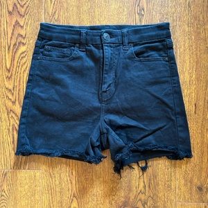 American Eagle Next Level Stretch Black Shorts